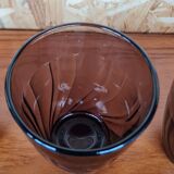 Set of 5 duralex water glasses