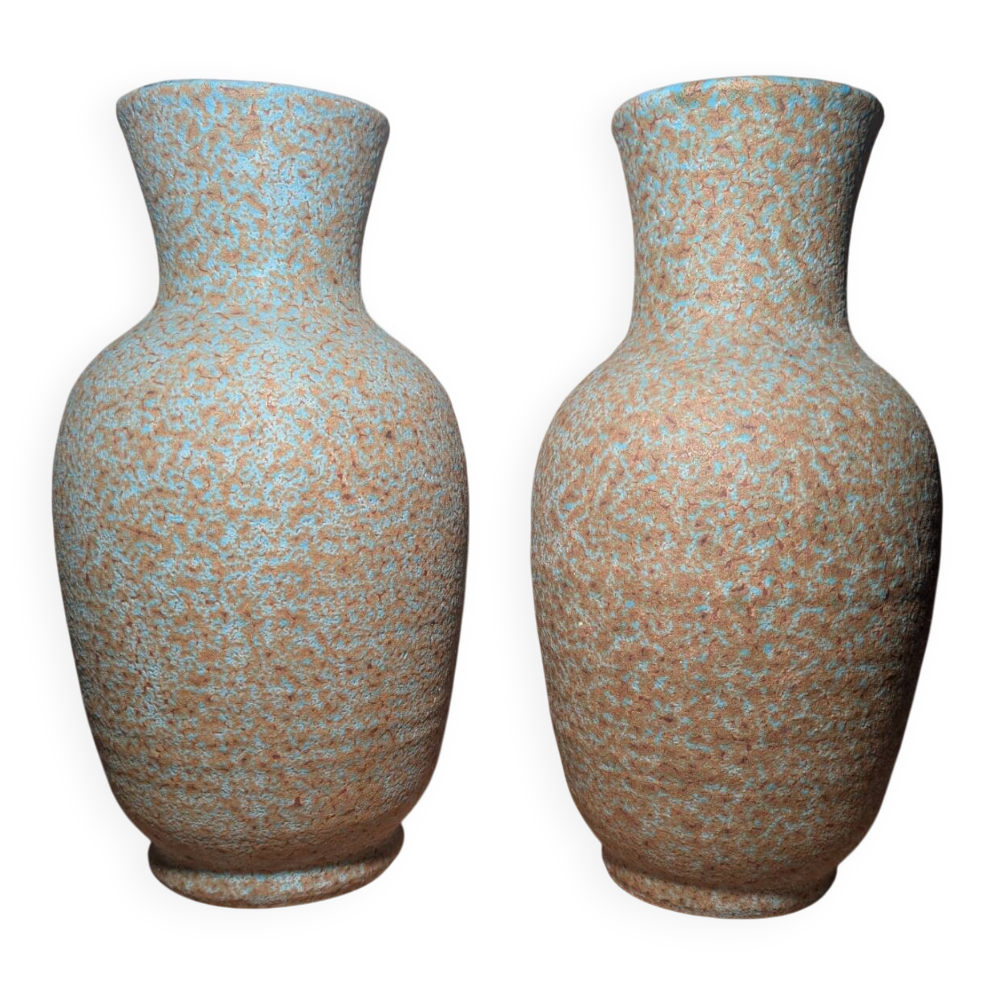 Pair of large vases by Hubert Guy, potter of Accolay