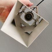 A pair of  Jo Hammerborg lamps for FOG & MØRUP model Kubus Denmark 1961