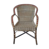 Wicker armchair