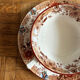 2 antique cups with saucers Sarreguemines Kyoto ironstone