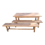 Table et bancs de ferme