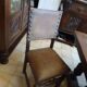 Table à manger et 6 chaises bois massif années 1950