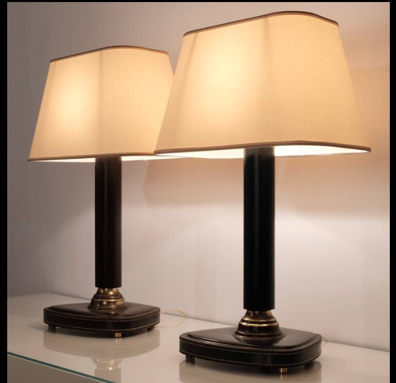 Leather lamps