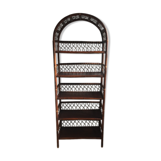 Rattan bookcase