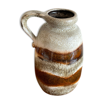 Vase en grès flammé