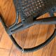 Rocking horse in rattan and bamboo