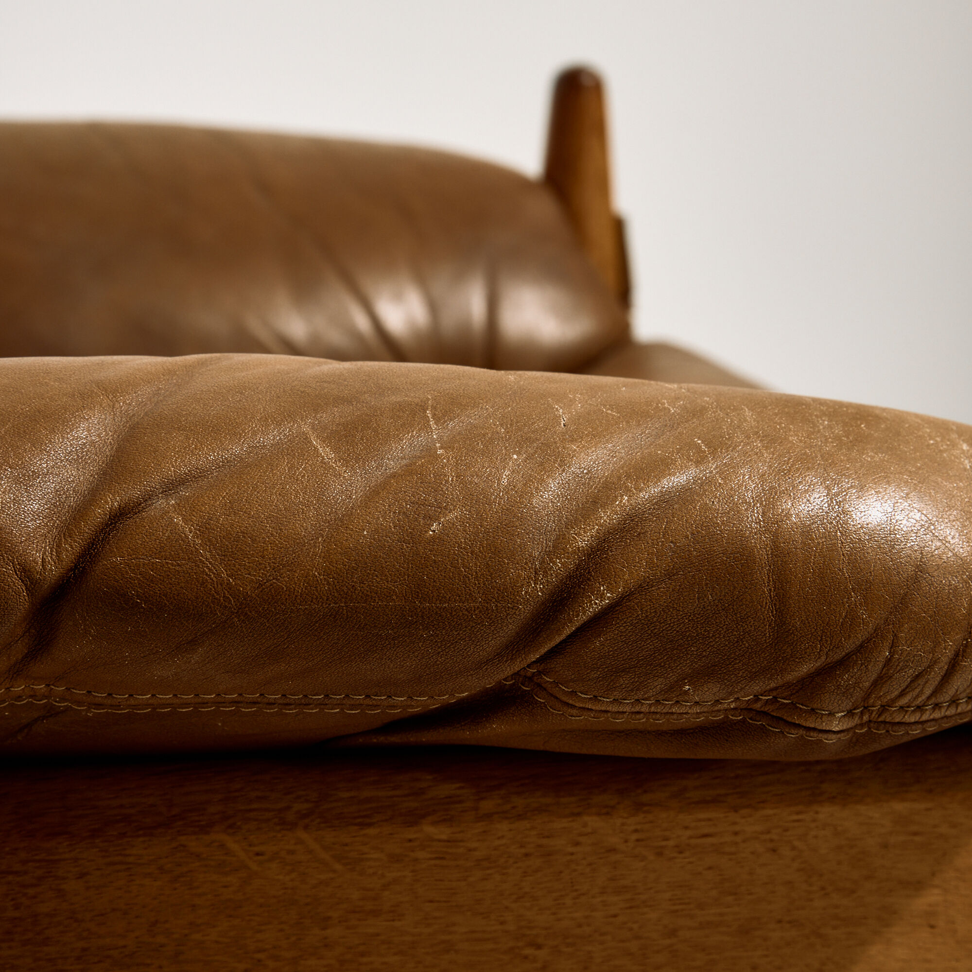 Danish leather lounge chair