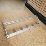 Porte-manteaux en aluminium  ( 6 patères) vintage