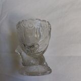Glass shell molded bird pigeon