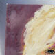 Painting of a blonde woman / oil on canvas