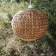 Suspension ball in rattan straw