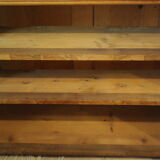 Louis Phillipe style chest of drawers in light walnut 20th century