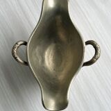 Saucière ancienne en métal argenté