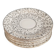 5 saucers Mayer Wiesau in Bavarian porcelain with a gold pattern.