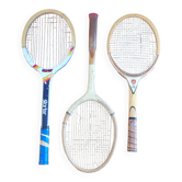 Vintage 3 raquettes de tennis en bois