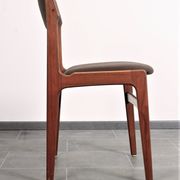Set de 4 chaises de salle à manger en teck par Erik Buch pour Anderstrup 1950s
