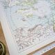 The Arctic region, period map, 1887, Authentic.