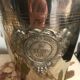 Silver metal champagne bucket