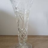 Vase en cristal ciselé