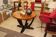 Table art déco en palissandre et cuir France vers 1930