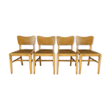 Set of 4 chairs oak