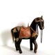 Indian horse wood copper and gilded brass