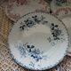 6 antique ironstone dinner plates
