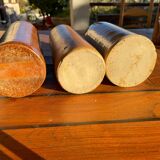 Set of three stoneware bottles