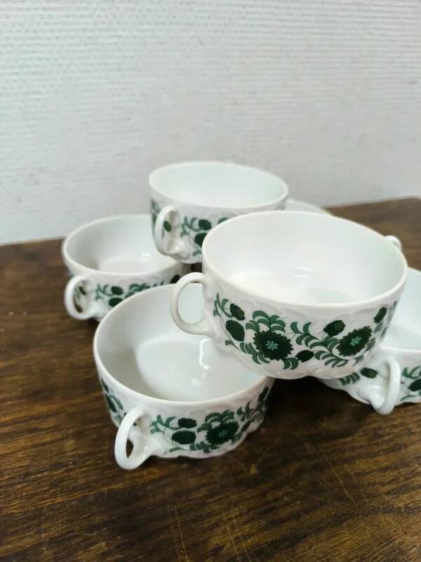 Bols à bouillon / soupe vintage Rosenthal Monbijou Giscard (x6)