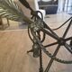 Circular Gueridon Table with Arrows and Trimmings