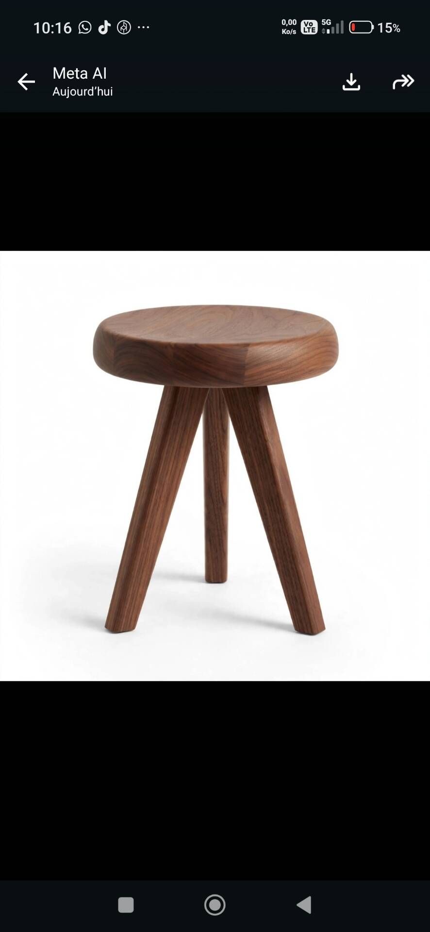 Tabouret Méribel Charlotte perriand