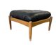 Eric Merthen Vintage Black Swedish Pouf / Footstool