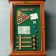 Display chest diorama for cd - billiards club - 80s - england