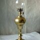 Copper oil lamp gardon pigeon lamp end 19 eme