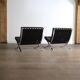 Pair of Barcelona chairs by Ludwig Mies van der Rohe for Knoll, 1960s.