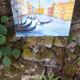 Huile sur panneau du Grand Canal à Venise