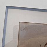 Johnny Audy (active 1840-1880) - Watercolor on paper - "The diligence" - Signed lower right