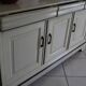 Buffet in cherry wood refurbished by a professional.