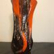 Vintage Vase Vallauris with red and brown handles XXth