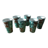 6 verres mugs en ceramique vallauris dominique baudart