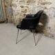 Conference chair in black design with metal legs – contemporary lines