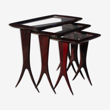 Ensemble de tables gigognes raphael (raphaël raffel dit) 1950