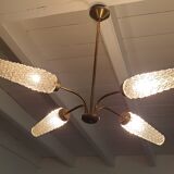 Vintage four-branch chandelier