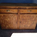 Natural pitch pine wood sideboard ep 1940