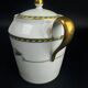 Bernardaud Limoges porcelain tea set with Cornucopia decoration