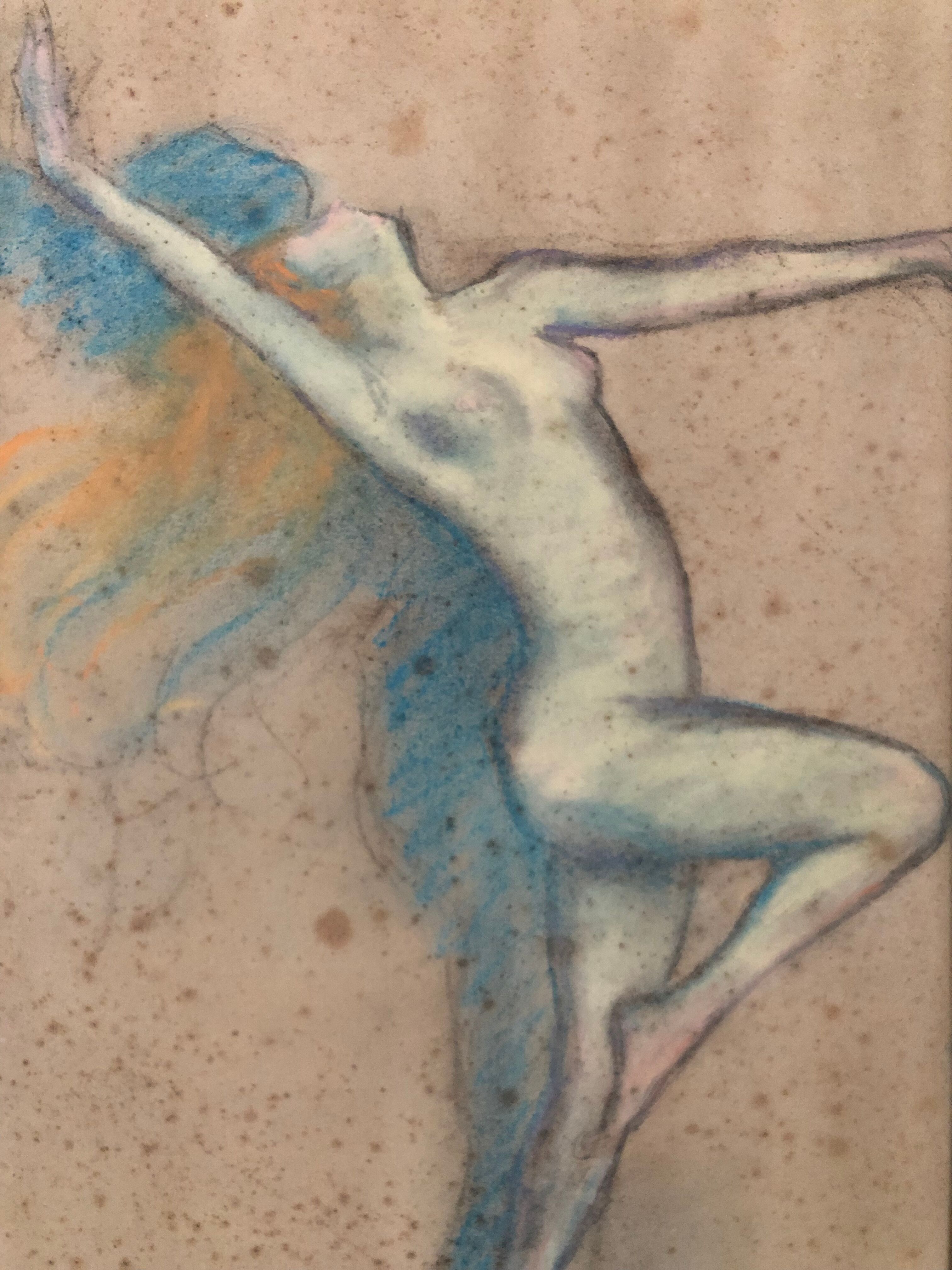 Tableau dessin de danseuse by Gaetano de Gennaro, 1930