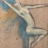 Tableau dessin de danseuse by Gaetano de Gennaro, 1930