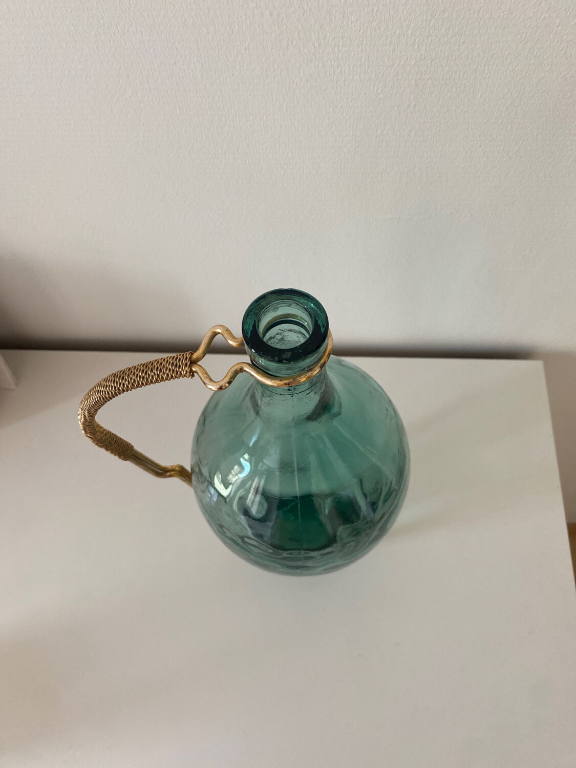 Glass bottle decoration