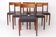 Set of 6 Poul M. Volther Teak Dining Chairs for Frem Røjle, Danish 1960s